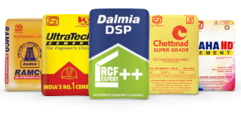 Cement bags — UltraTech, Ramco, Dalmia brands